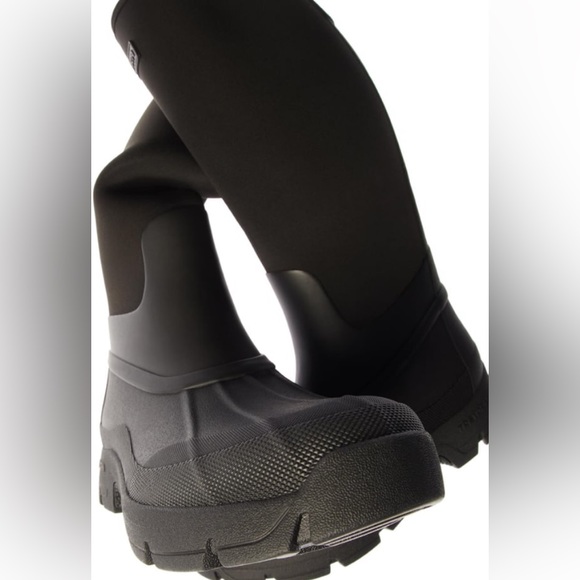 Zara Shoes Zara X Tretorn Black Flat Rain Boots Nwt Poshmark